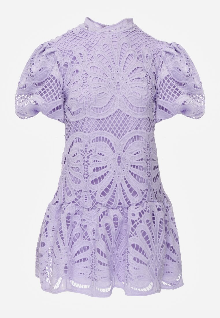 Fioletowa Sukienka Amathinna