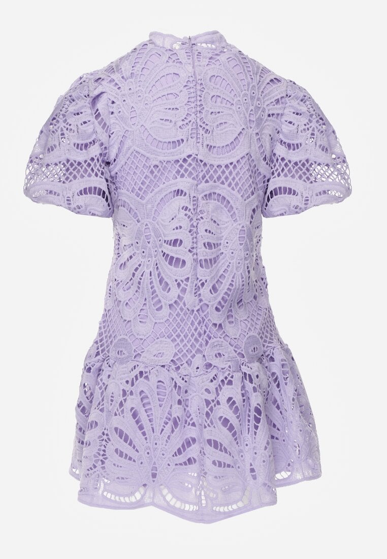 Fioletowa Sukienka Amathinna