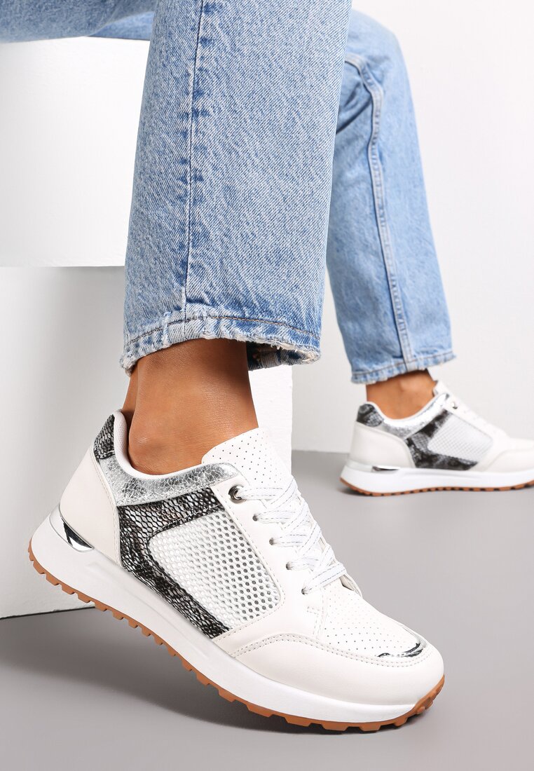 Sneakers Albi Platforma Glezna Decorată Tritari
