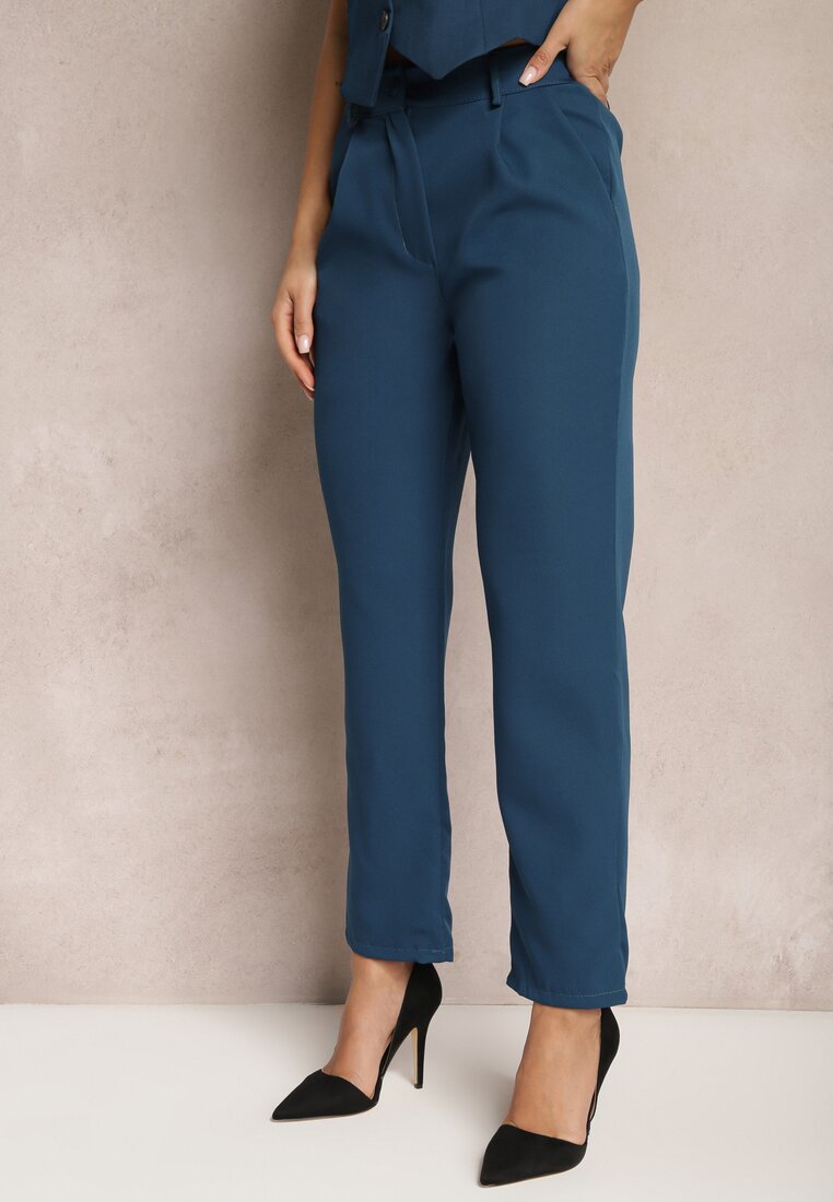 Pantaloni Bleumarin Regular Namamn