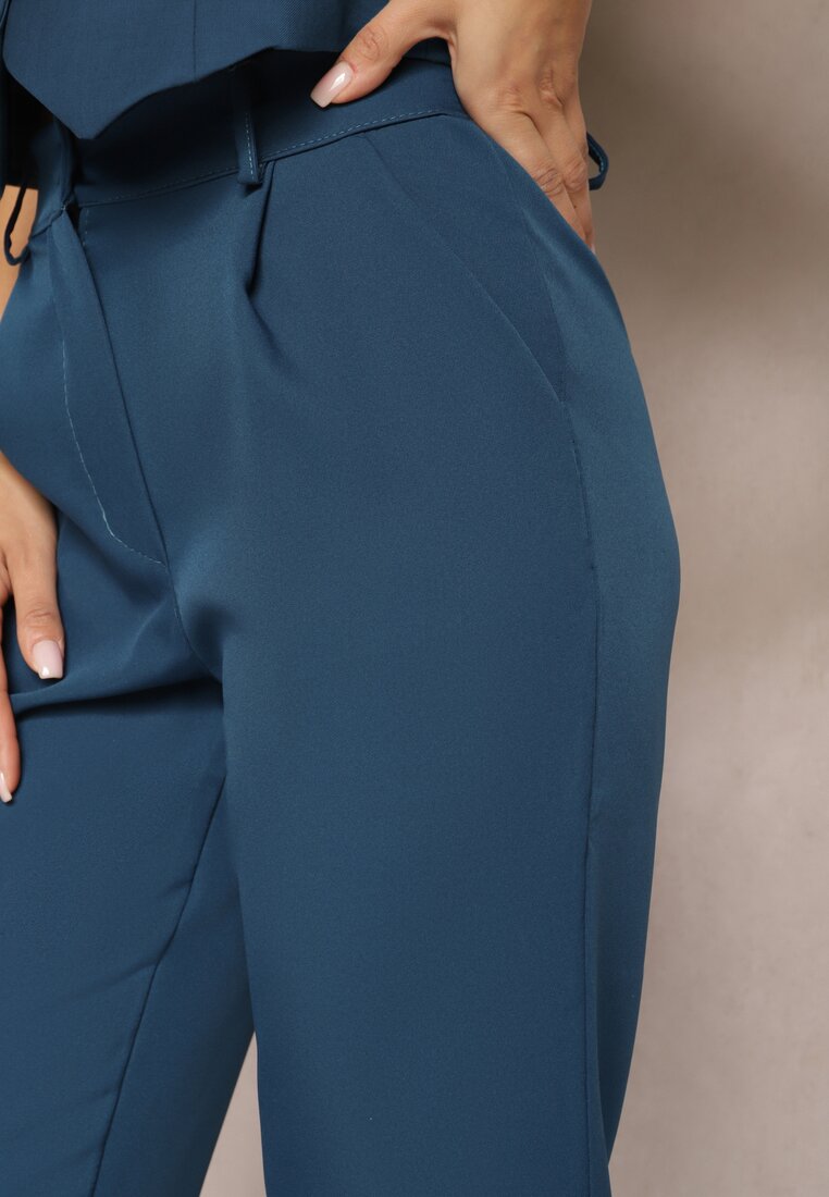 Pantaloni Bleumarin Regular Namamn