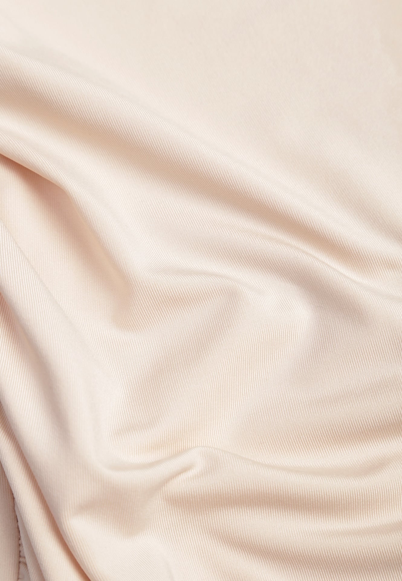 Rochie midi bej cu decolteu pătrat și drapaje Charloti