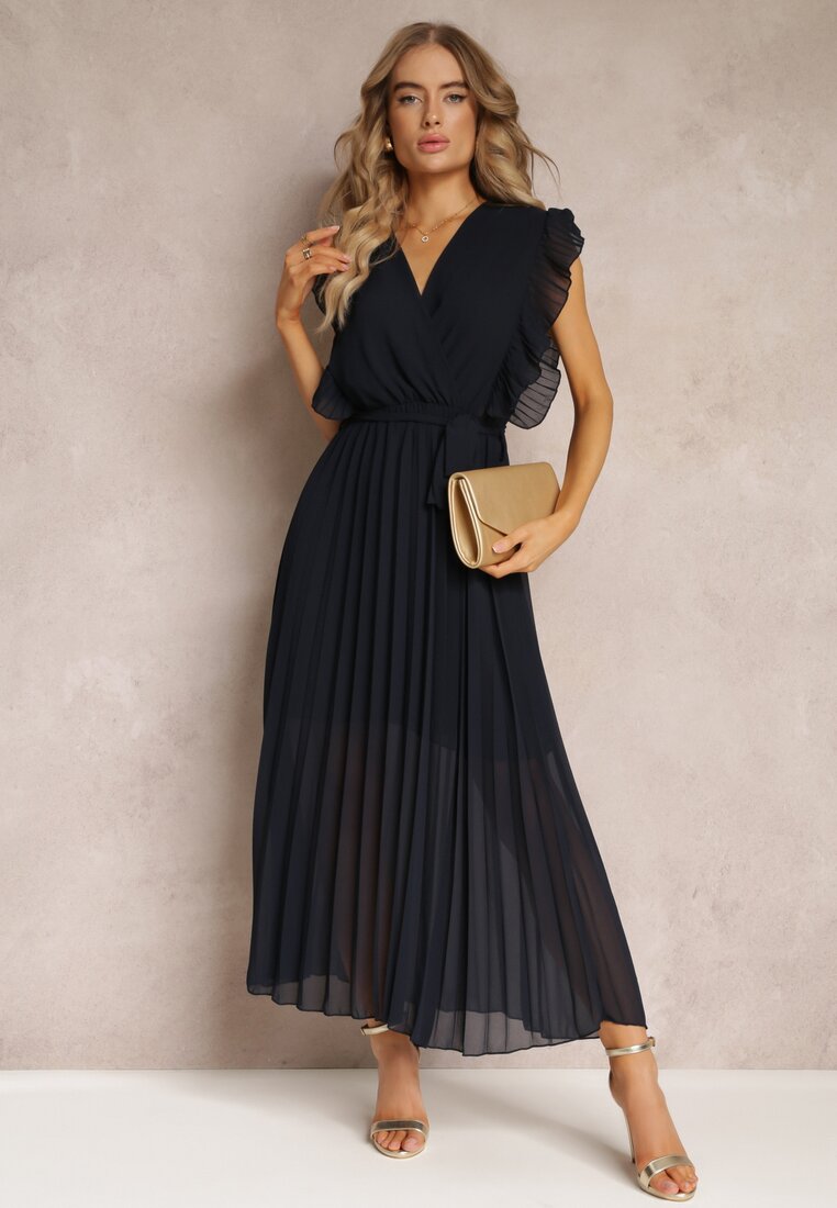 Rochie bleumarin Ismena
