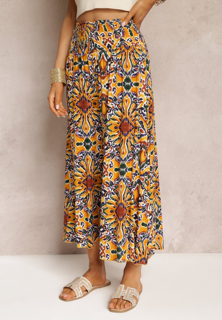 Pantaloni Largi Imprimeu Saru 7/8
