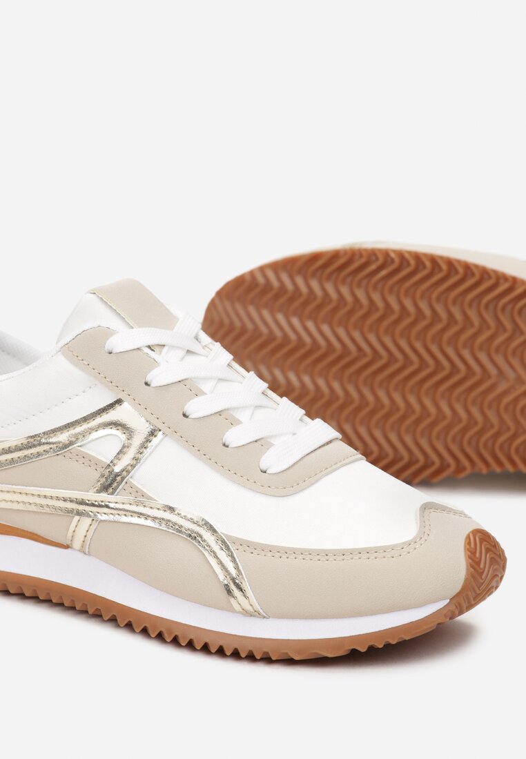 Sneakers Aurii Virani cu Șireturi până la Gleznă