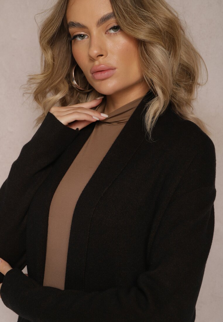 Cardigan Negru Larg Jacquella