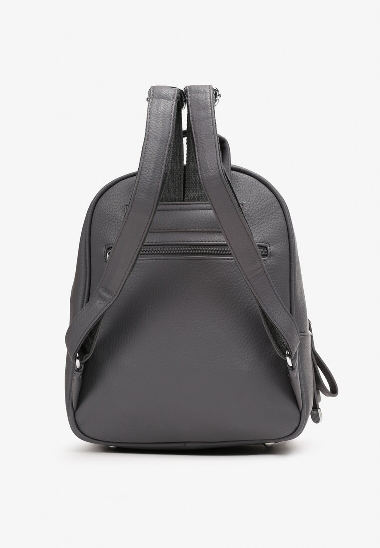 Szary Plecak w Miejskim Stylu Jednokomorowy Jiowana