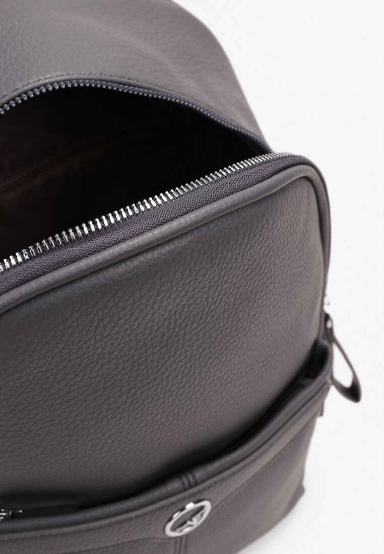 Szary Plecak w Miejskim Stylu Jednokomorowy Jiowana