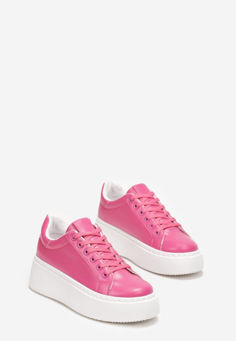 Sneakers Fucsia pe Talpă Groasă Cernanda