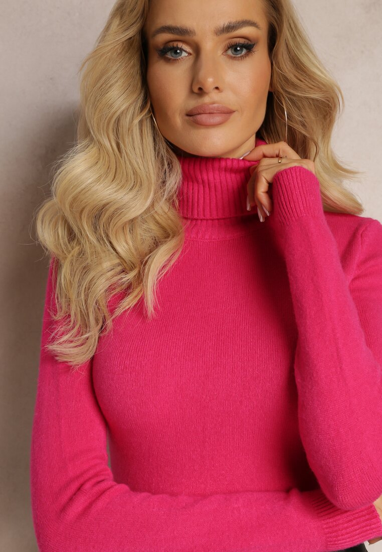 Golf Tricot Fucsia Apasge