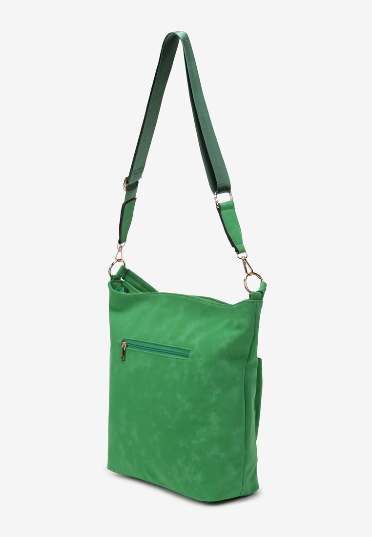 Geantă Verde Tote cu Lanț Ornamental Orisse