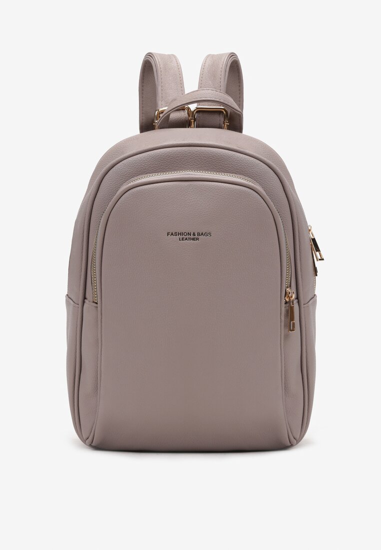 Rucsac Gri în Stil Urban cu Barete Reglabile Armanette