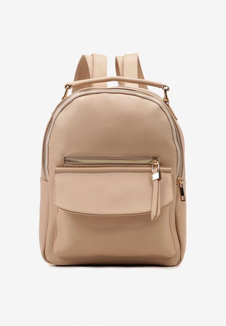 Bej Mic Rucsac Urban Stil Casual Pressta