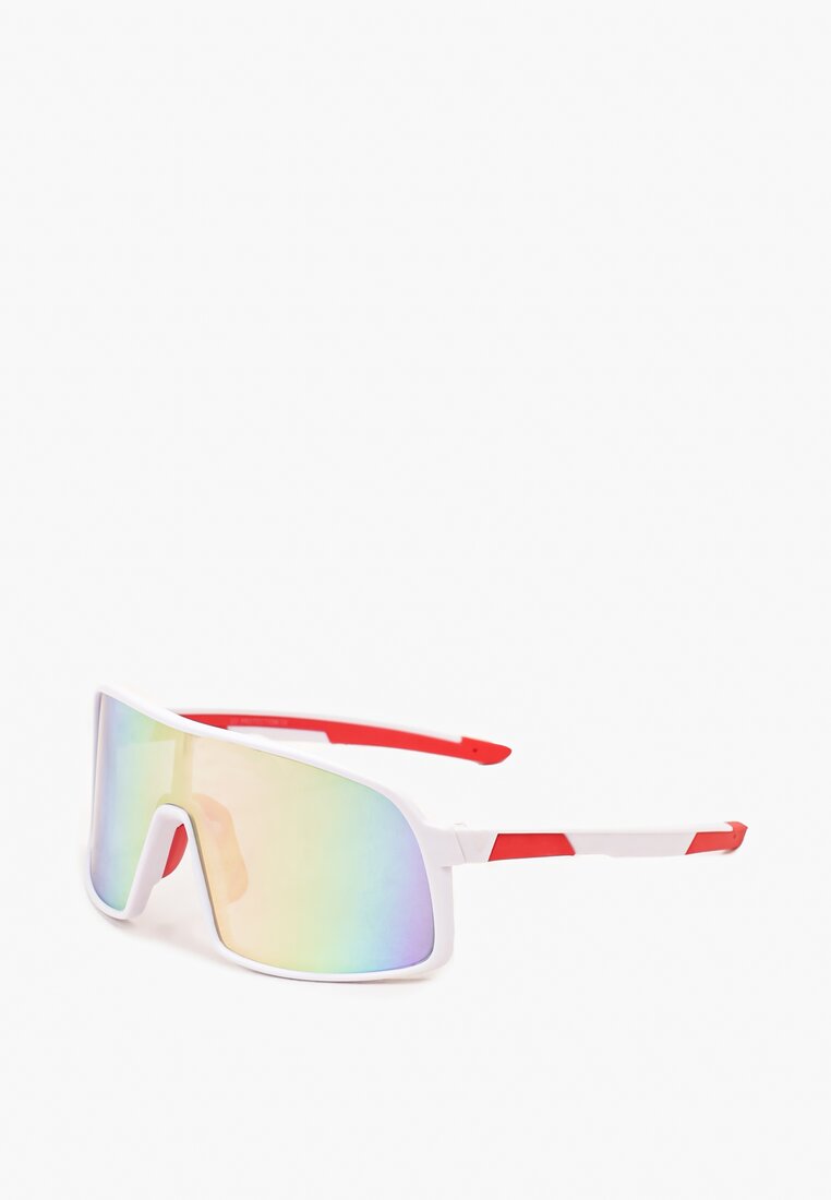 Białe Przeciwsłoneczne Okulary Sportowe z Polaryzacją Newlonna