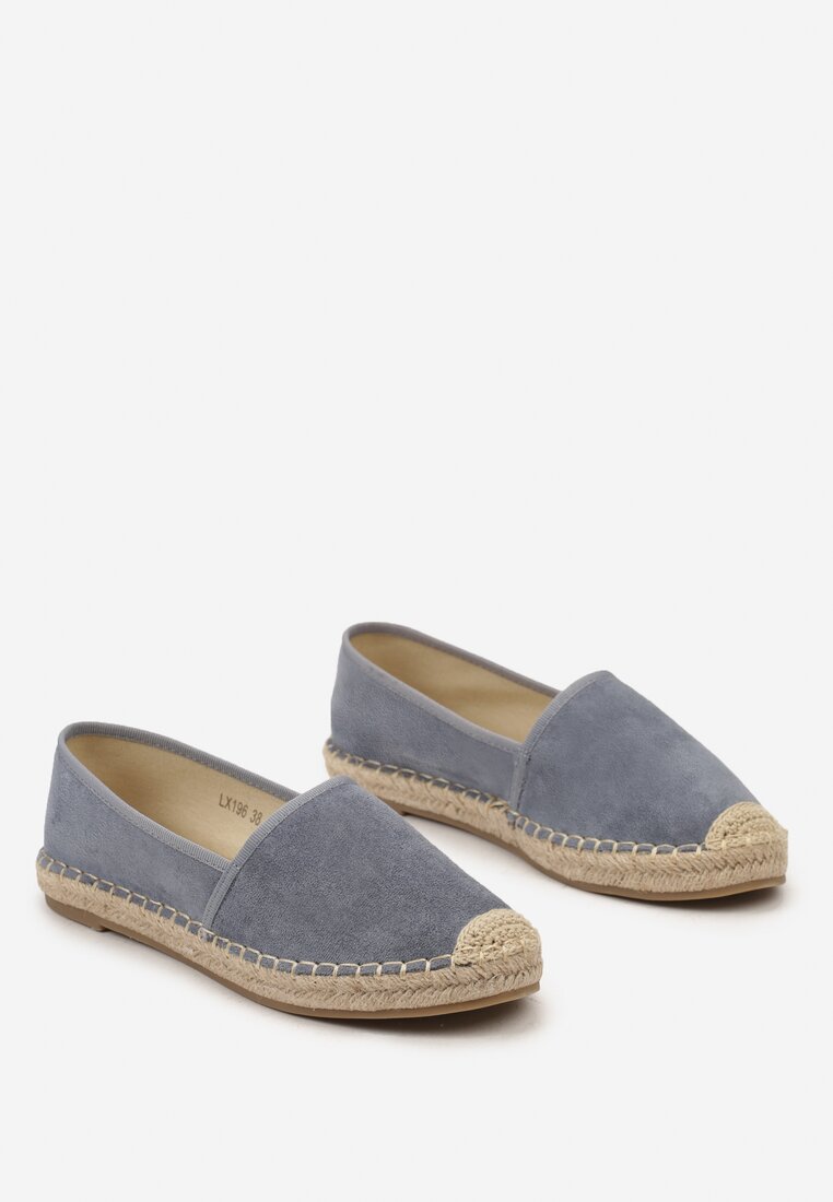 Ciemnoniebieskie Espadryle Aurinda