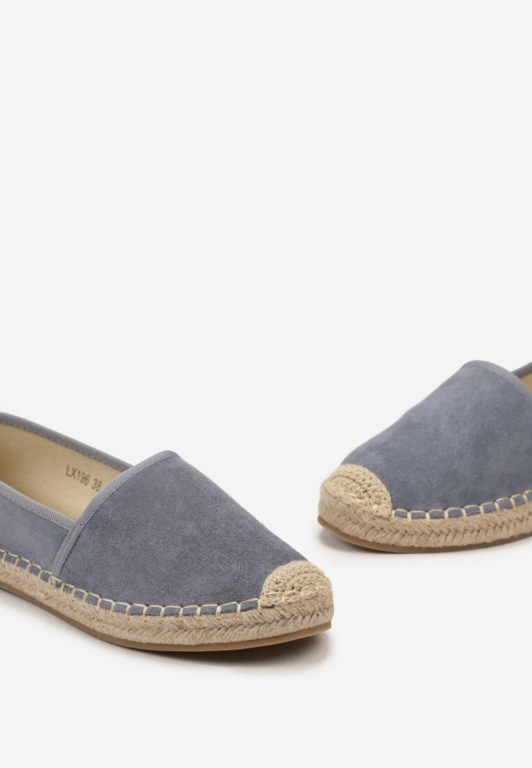 Ciemnoniebieskie Espadryle Aurinda