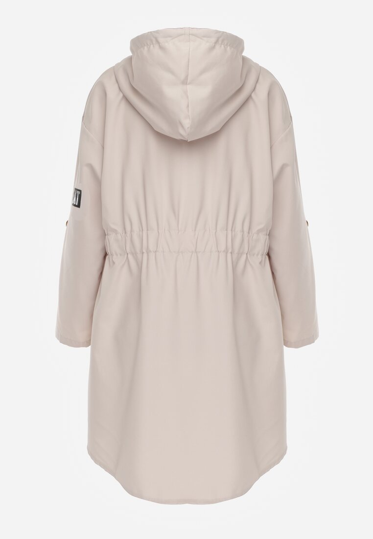 Jachetă Bej Oversize Palishe