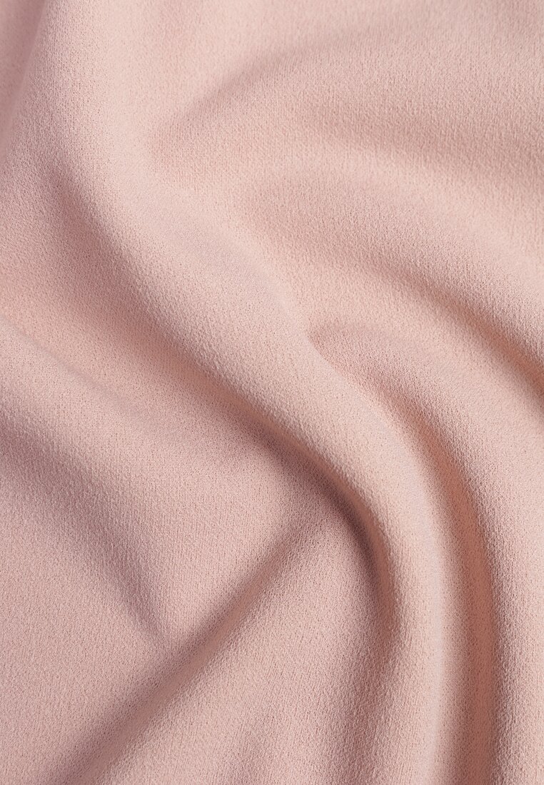 Fustă Midi Roz Deschis Cloșată cu Design Clasic Namettia