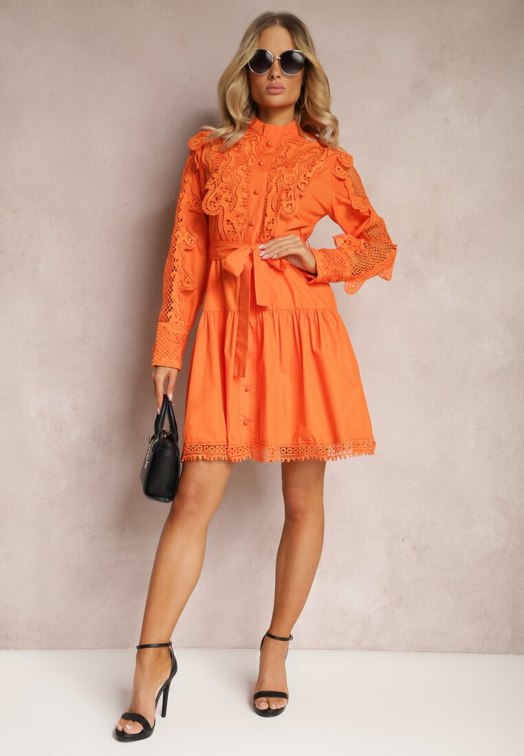 Pomarańczowa Sukienka Laodilea