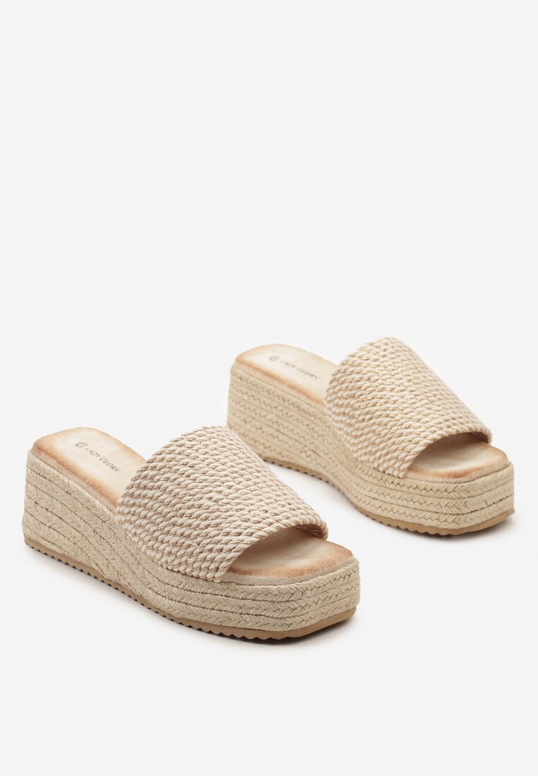 Şlapi Casual de Vară cu Platformă şi Toc Înalt în Stil Boho Moonula