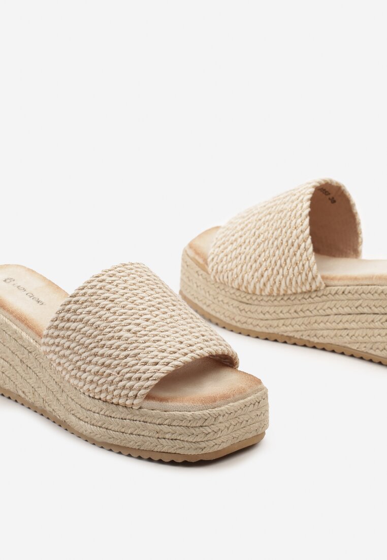 Şlapi Casual de Vară cu Platformă şi Toc Înalt în Stil Boho Moonula