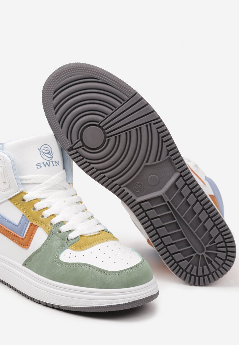 Sneakerși Alb-Verzi Maeramia
