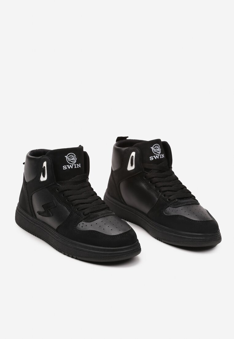 Czarne Sneakersy Aura