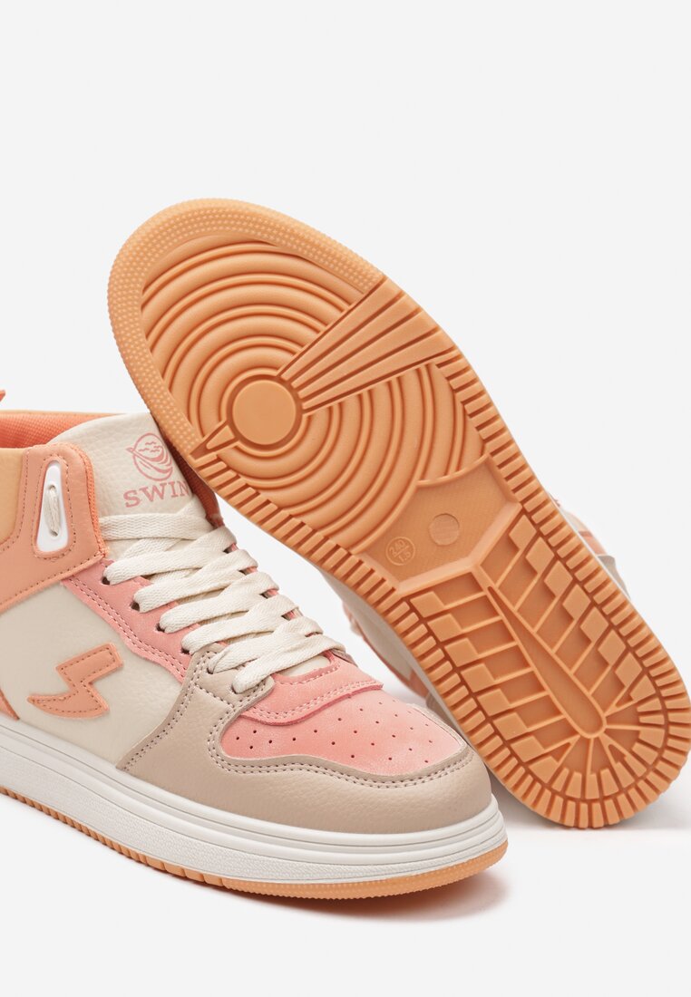 Pomarańczowe Sneakersy Aura