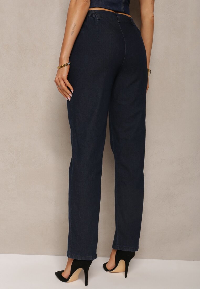 Bleumarin Clasic Pantaloni Regular Melauca