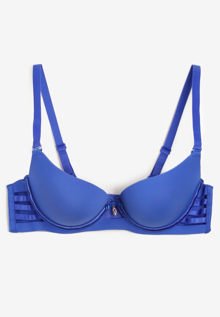 Sutien Push-Up Bleumarin cu Bretele Reglabile Dimarinsa