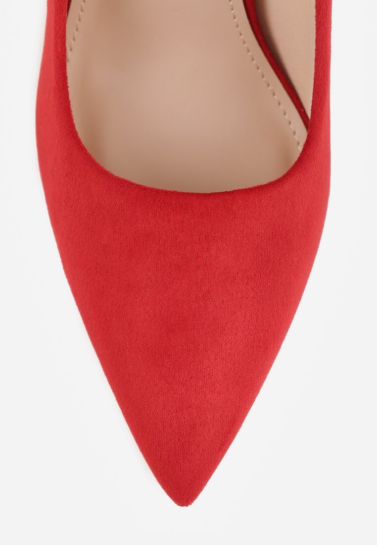 Pantofi stiletto Hekippe Roșii