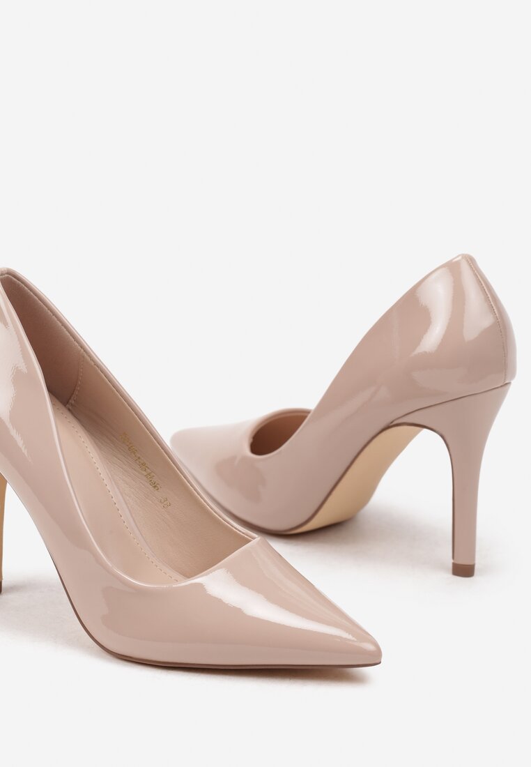 Pantofi stiletto Rotina Bej