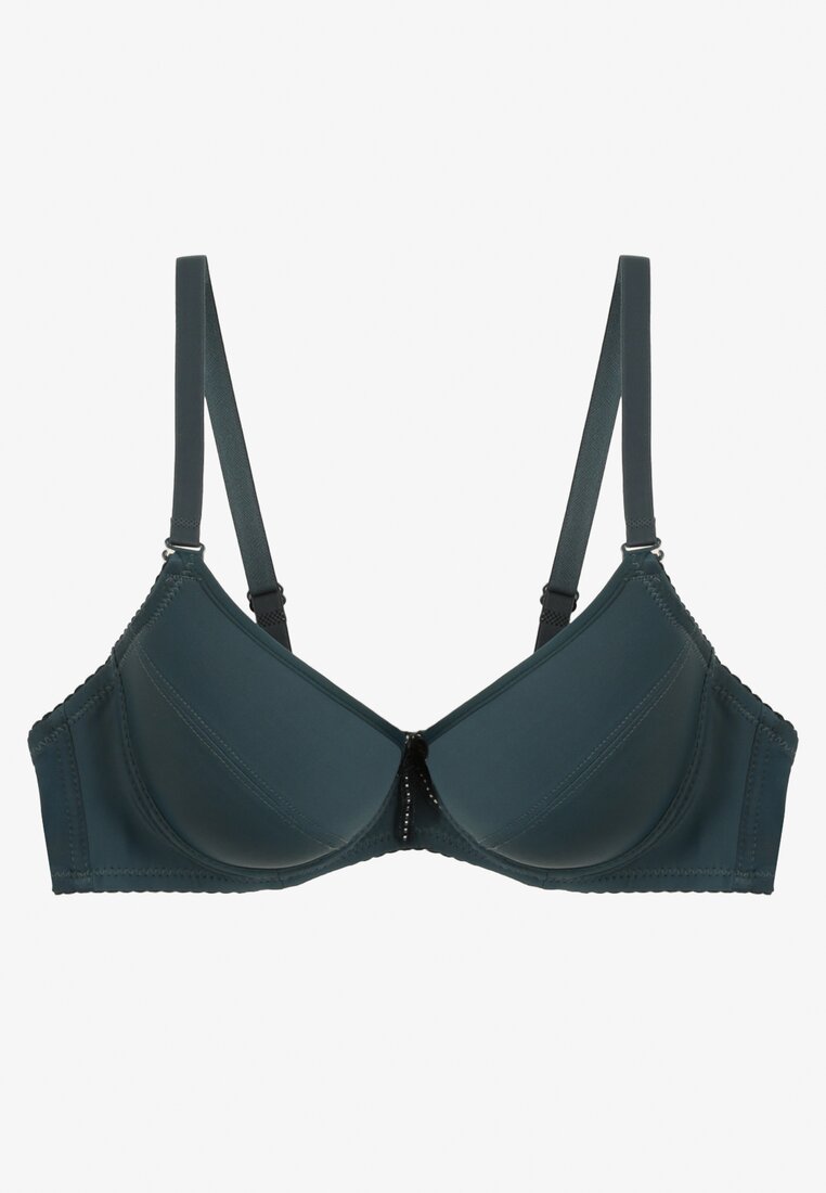 Sutien Verde Închis Cu Bretele Detașabile Full Cup Aristea