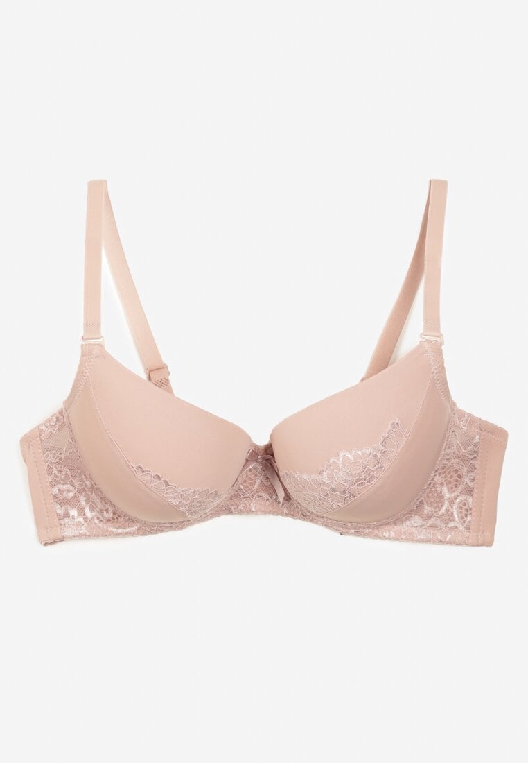 Sutien Cupa Plină Kristelle Roz Dantelă