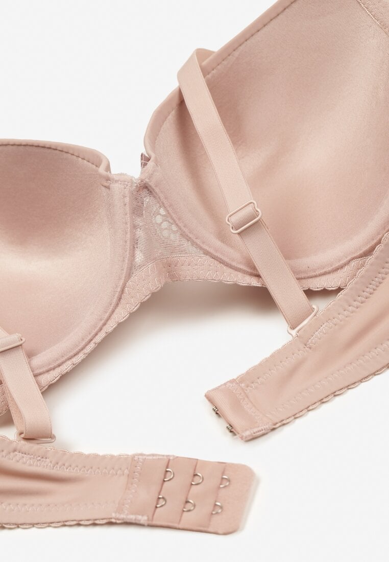 Sutien Cupa Plină Kristelle Roz Dantelă
