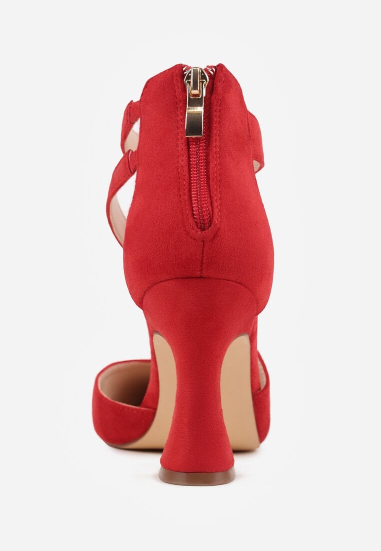 Pantofi cu toc Rorida Roșii
