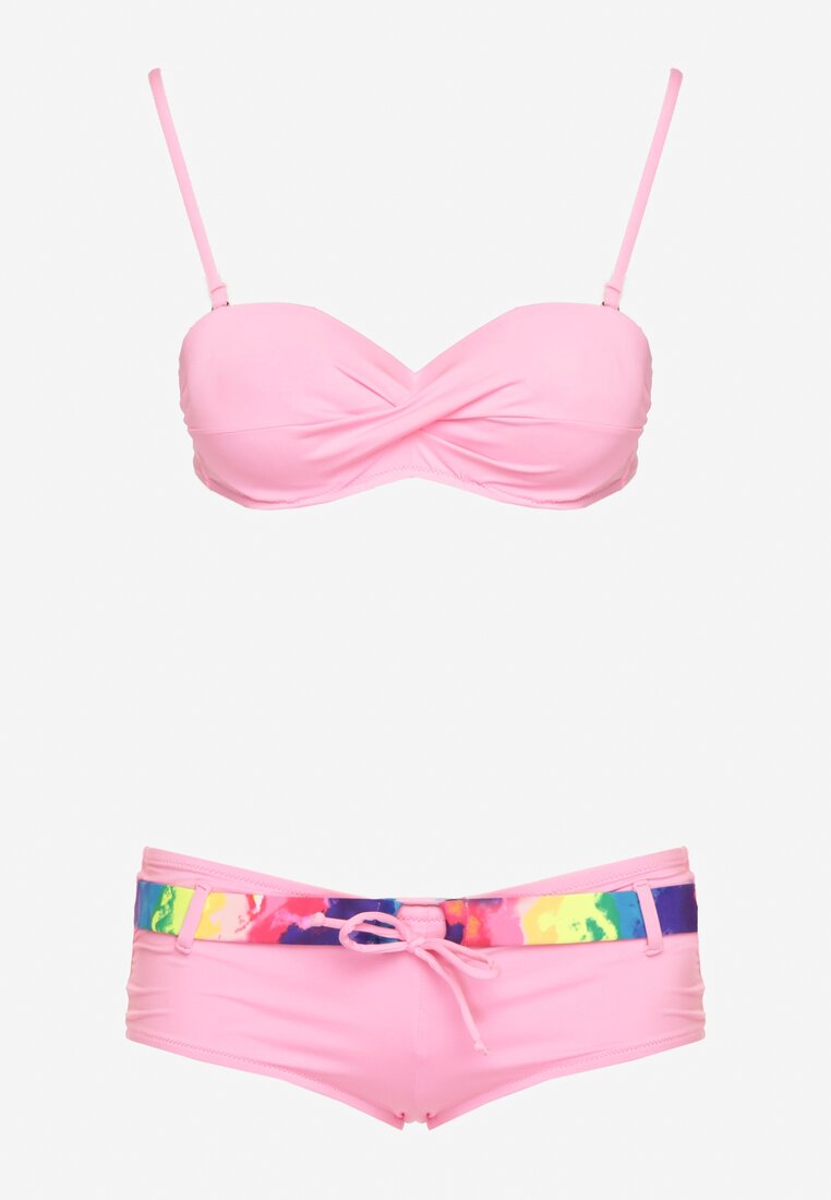 Bikini Roz cu 2 Piese Costum de Baie Iteviana