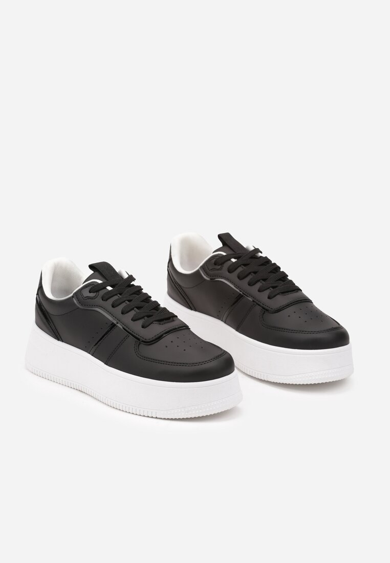 Sneakers Lealirra Negru cu alb