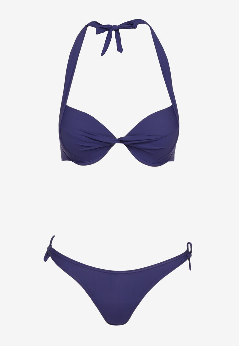 Costum de baie din două piese bleumarin Zureviana