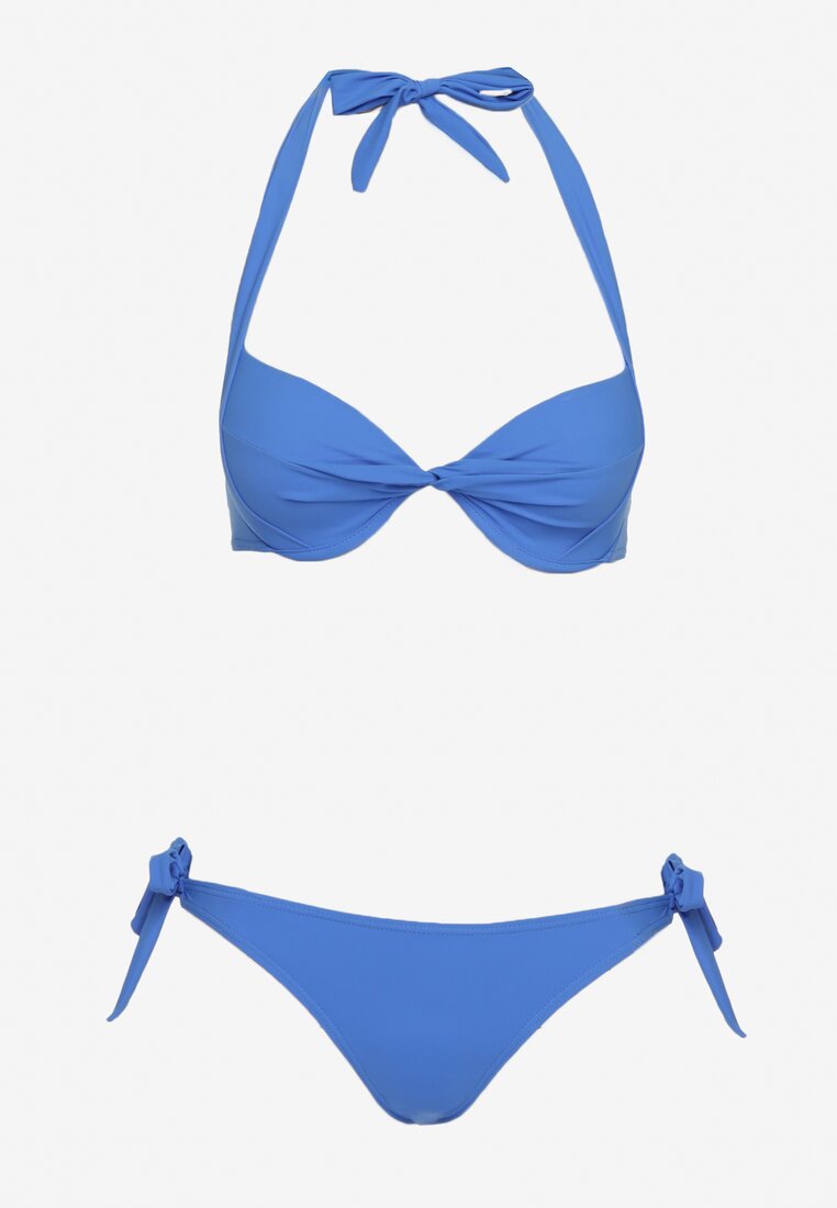 Costum de baie din două piese albastru Zureviana
