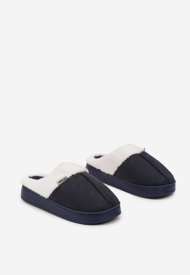 Papuci de casă Eleahilde Bleumarin