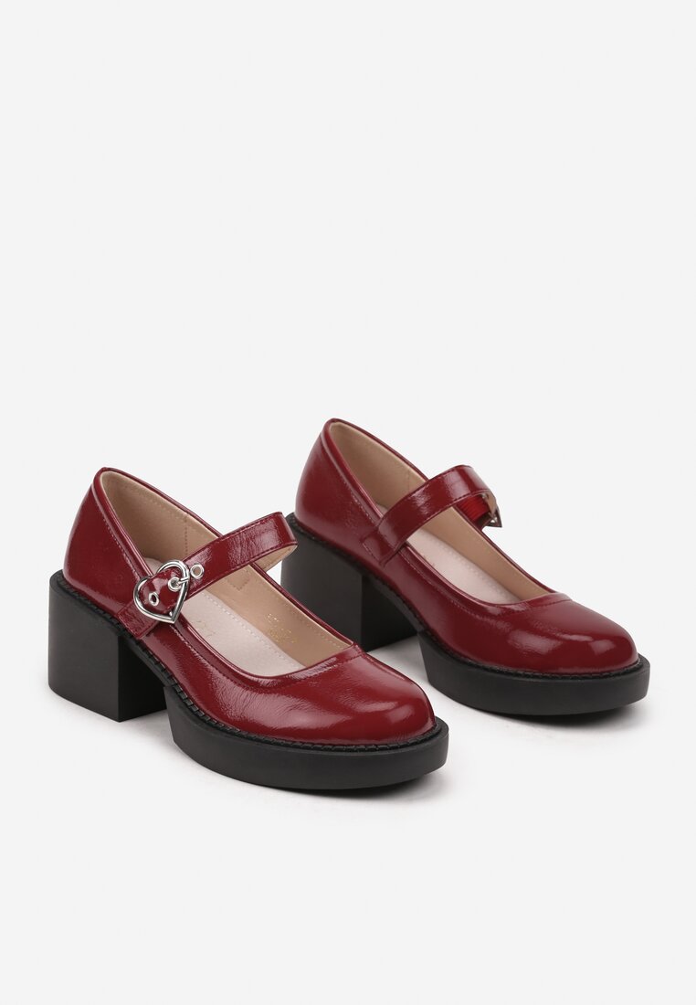 Pantofi casual Rorina Bordo