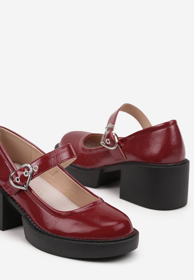 Pantofi casual Rorina Bordo