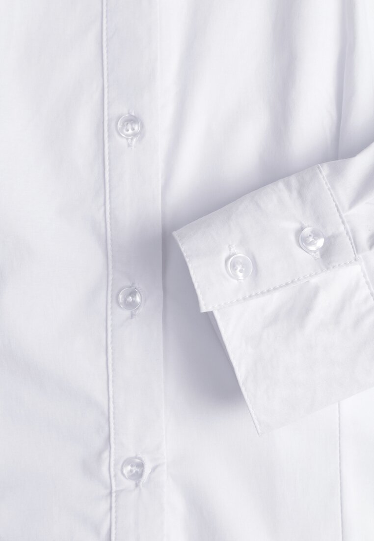 Camasa alba clasica cu nasturi Vikria