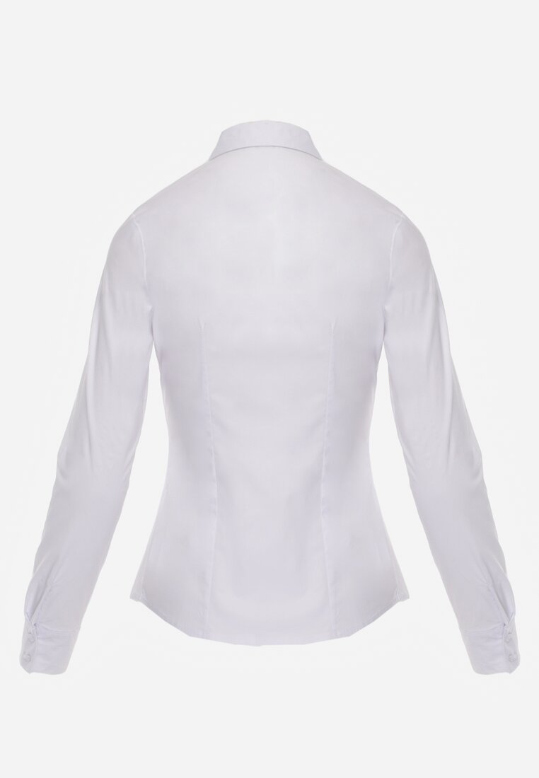 Camasa alba clasica cu nasturi Vikria