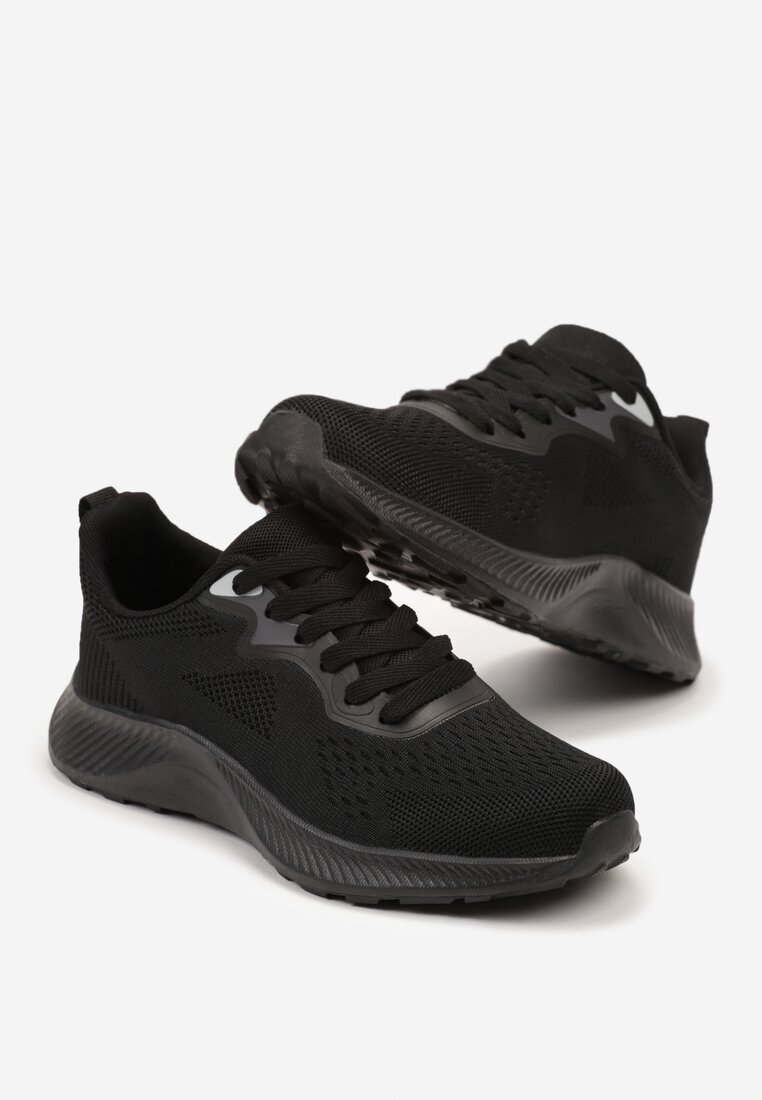 Sneakers Negri Pantofi Sport cu Șiret și Efect Ombre Vikillael