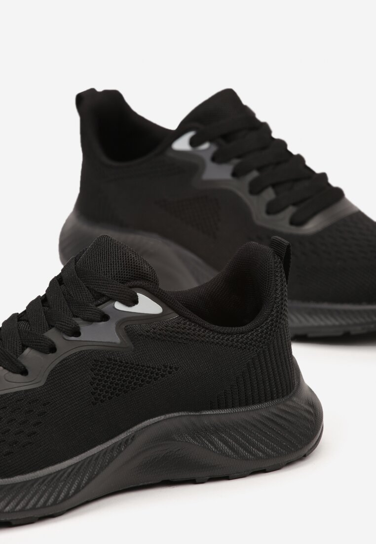 Sneakers Negri Pantofi Sport cu Șiret și Efect Ombre Vikillael