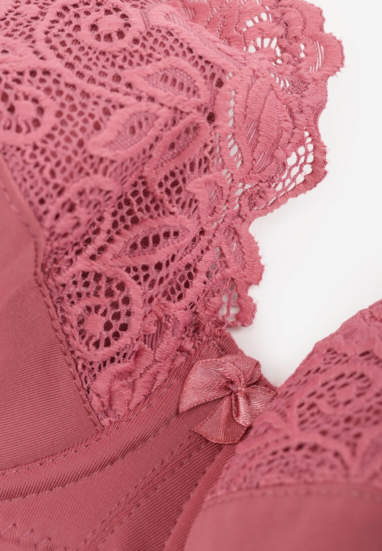 Sutien roz tip Full Cup cu bretele ajustabile Vikiirisa