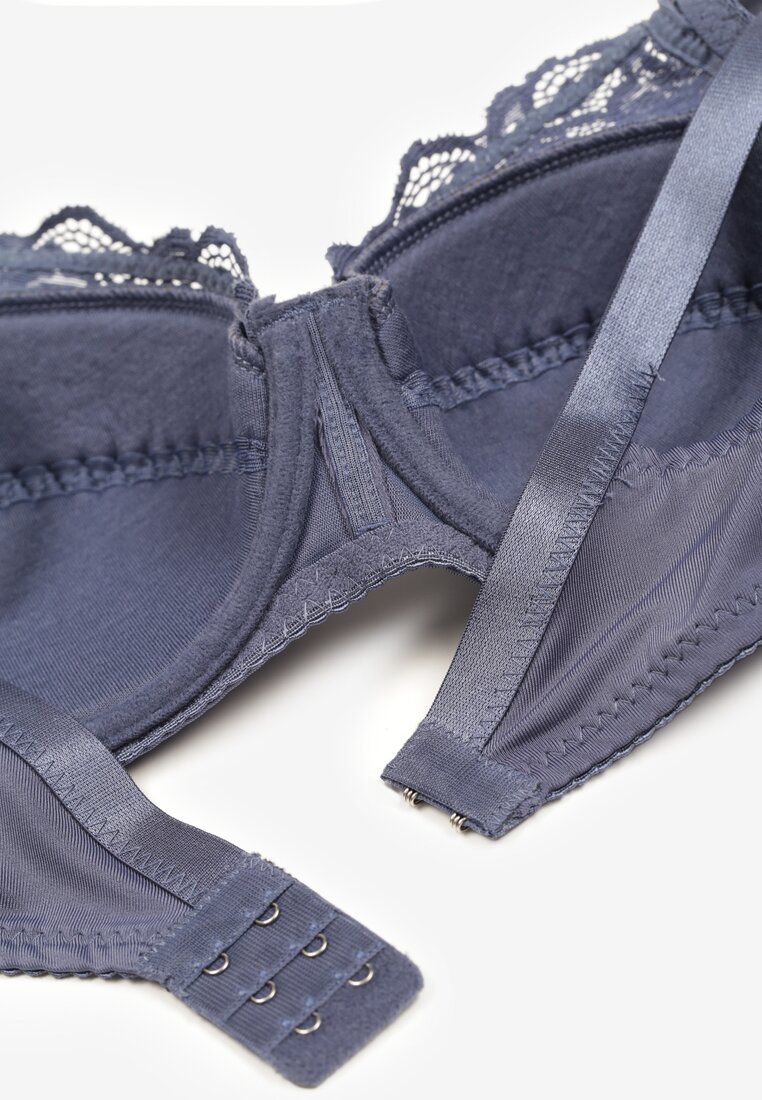 Bleumarin Clasic Sutien cu Bretele Reglabile Vikiirin