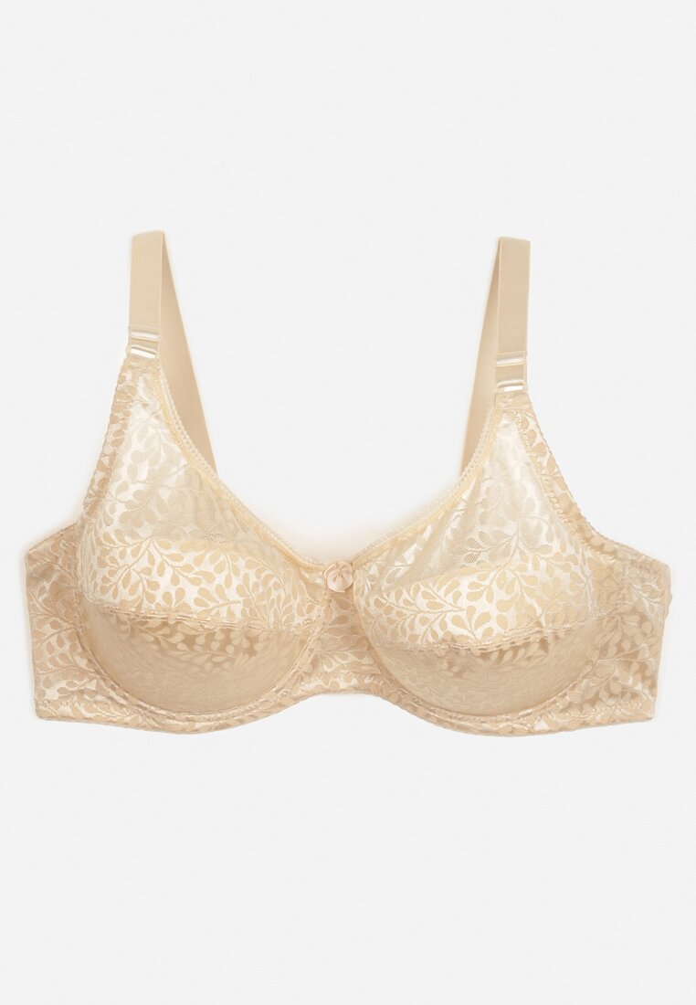 Sutien Bej Deschis Cu Dantelă Full Cup Vikiiloni